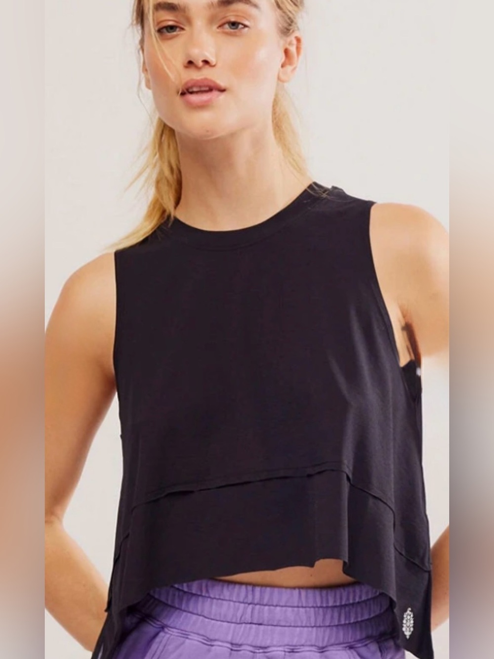 Free People Movement Navy Temp Tank Top - size S/P